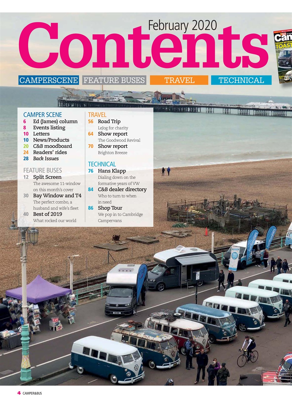 VW Camper Preview Pages