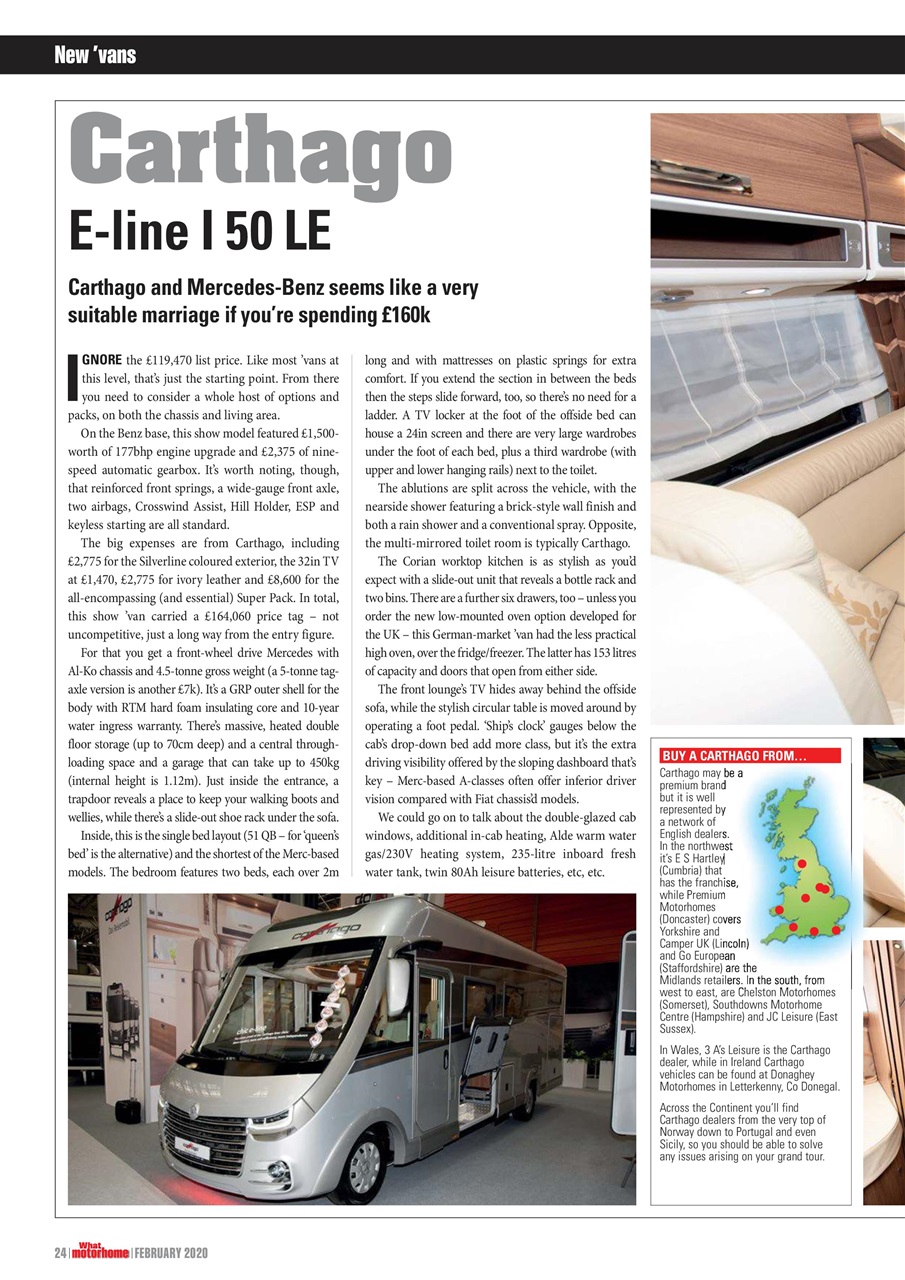 What Motorhome magazine Preview Pages