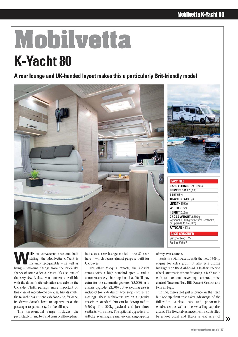 What Motorhome magazine Preview Pages