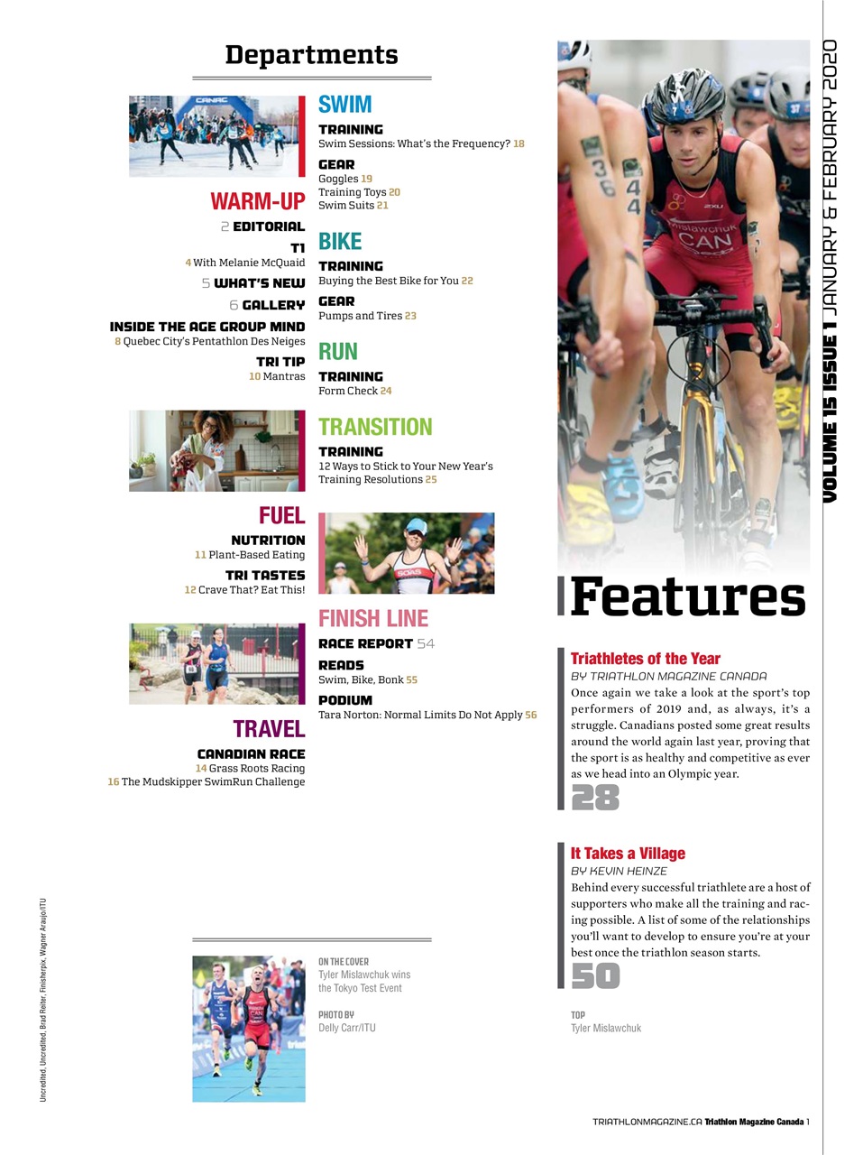 Triathlon Magazine Canada Preview Pages