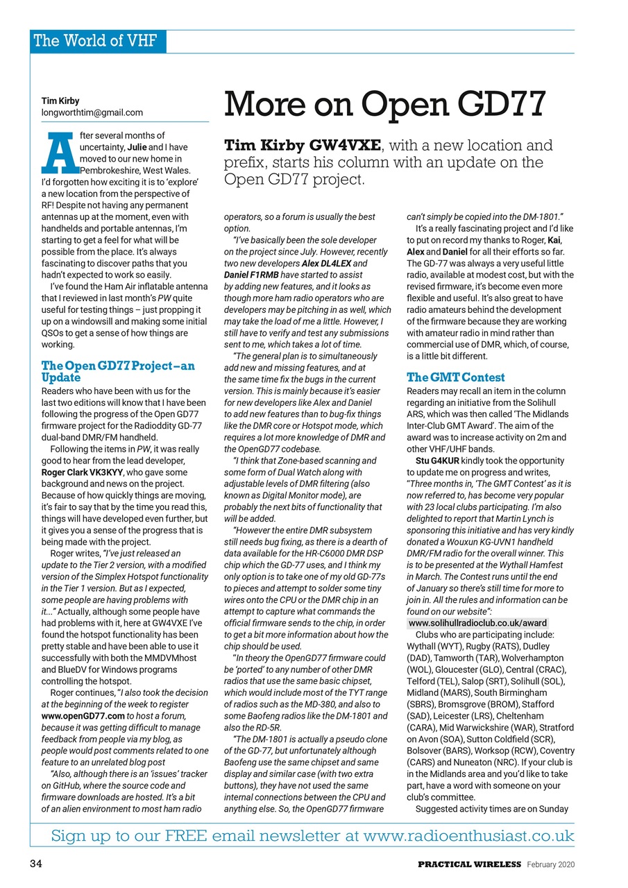 Practical Wireless Preview Pages