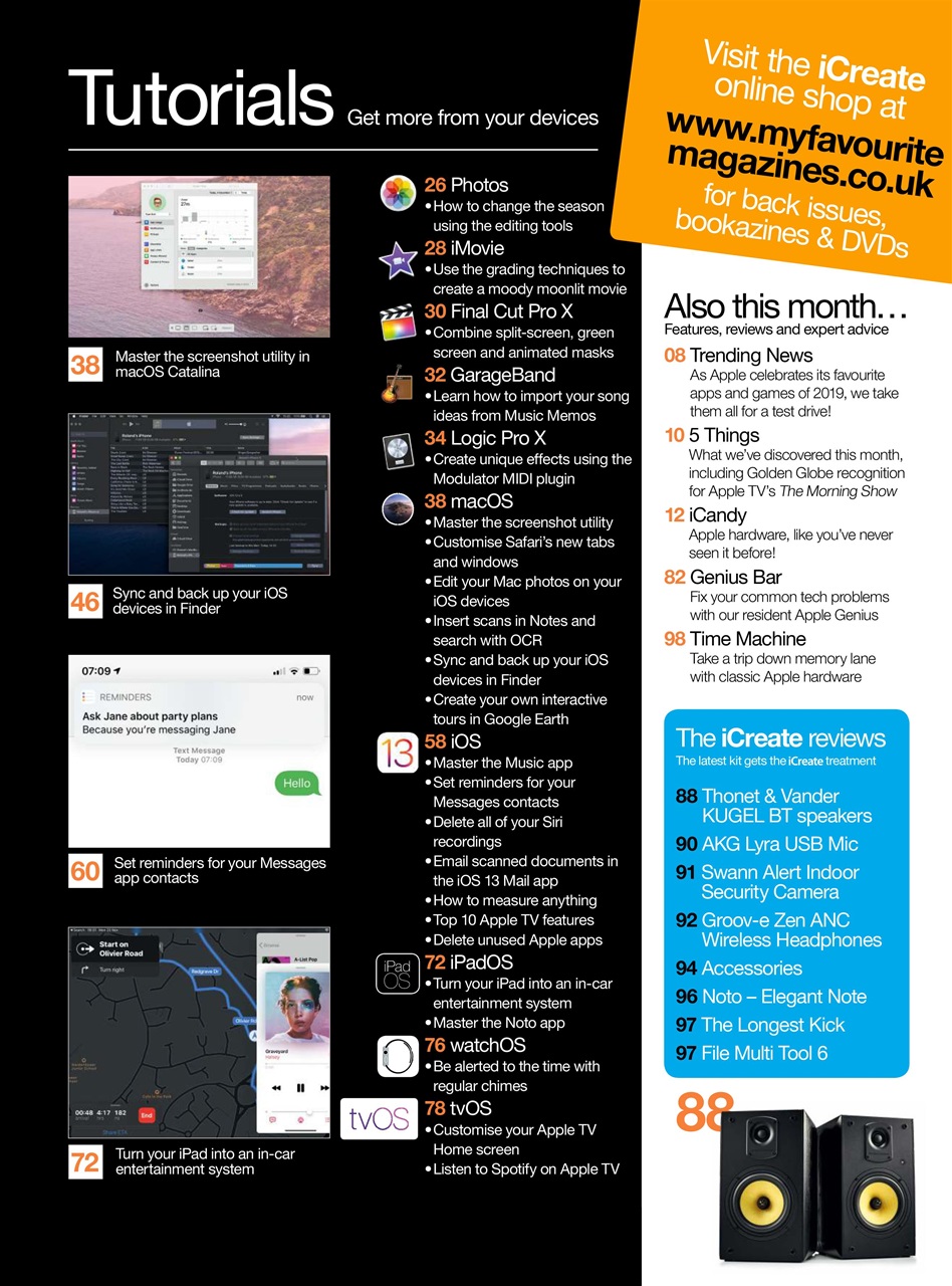iCreate Preview Pages