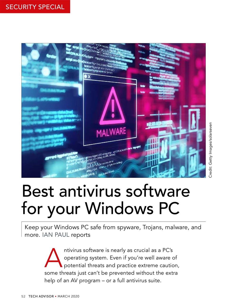 Tech Advisor Preview Pages
