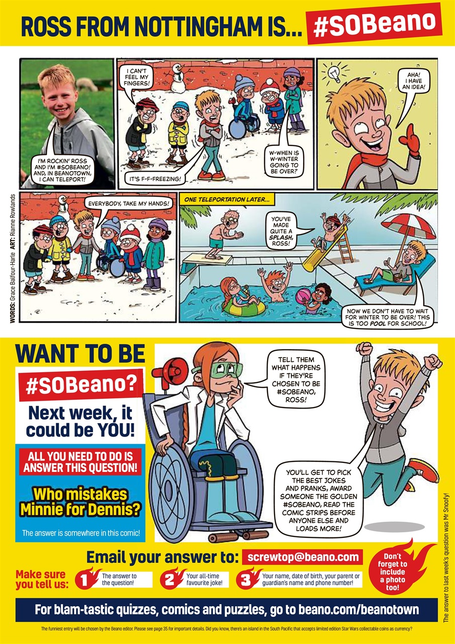 Beano Preview Pages
