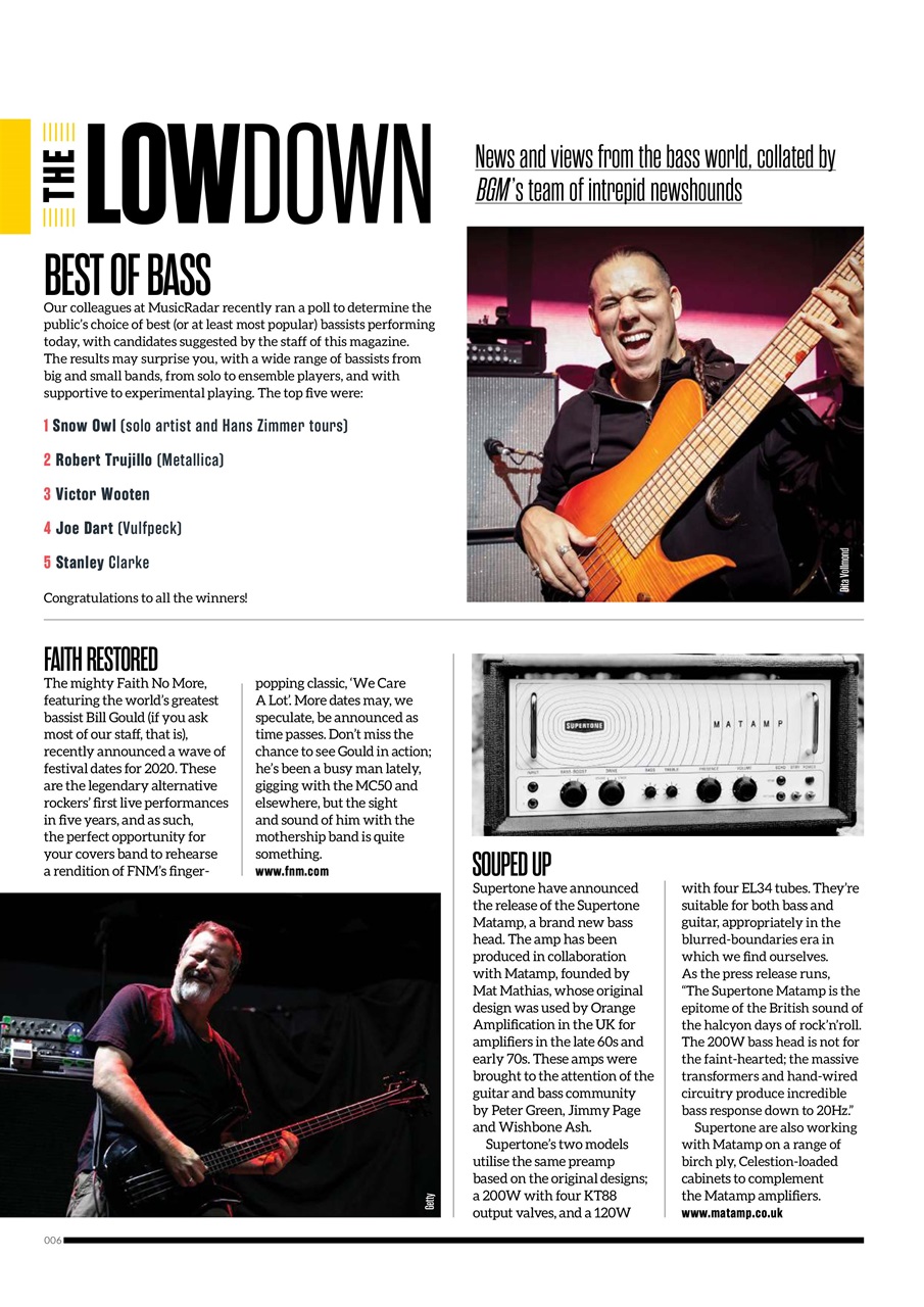 Bass Player UK Preview Pages