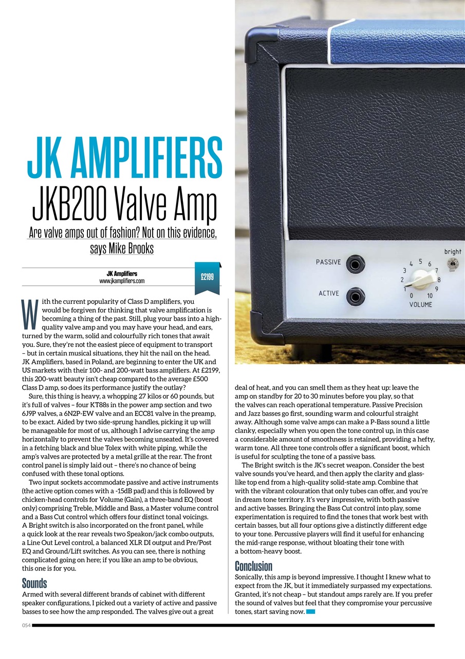 Bass Player UK Preview Pages