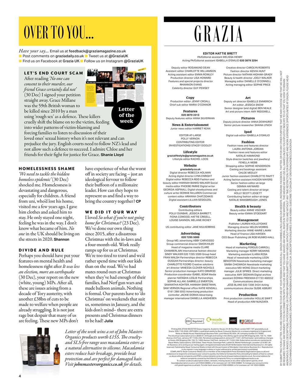 Grazia Preview Pages