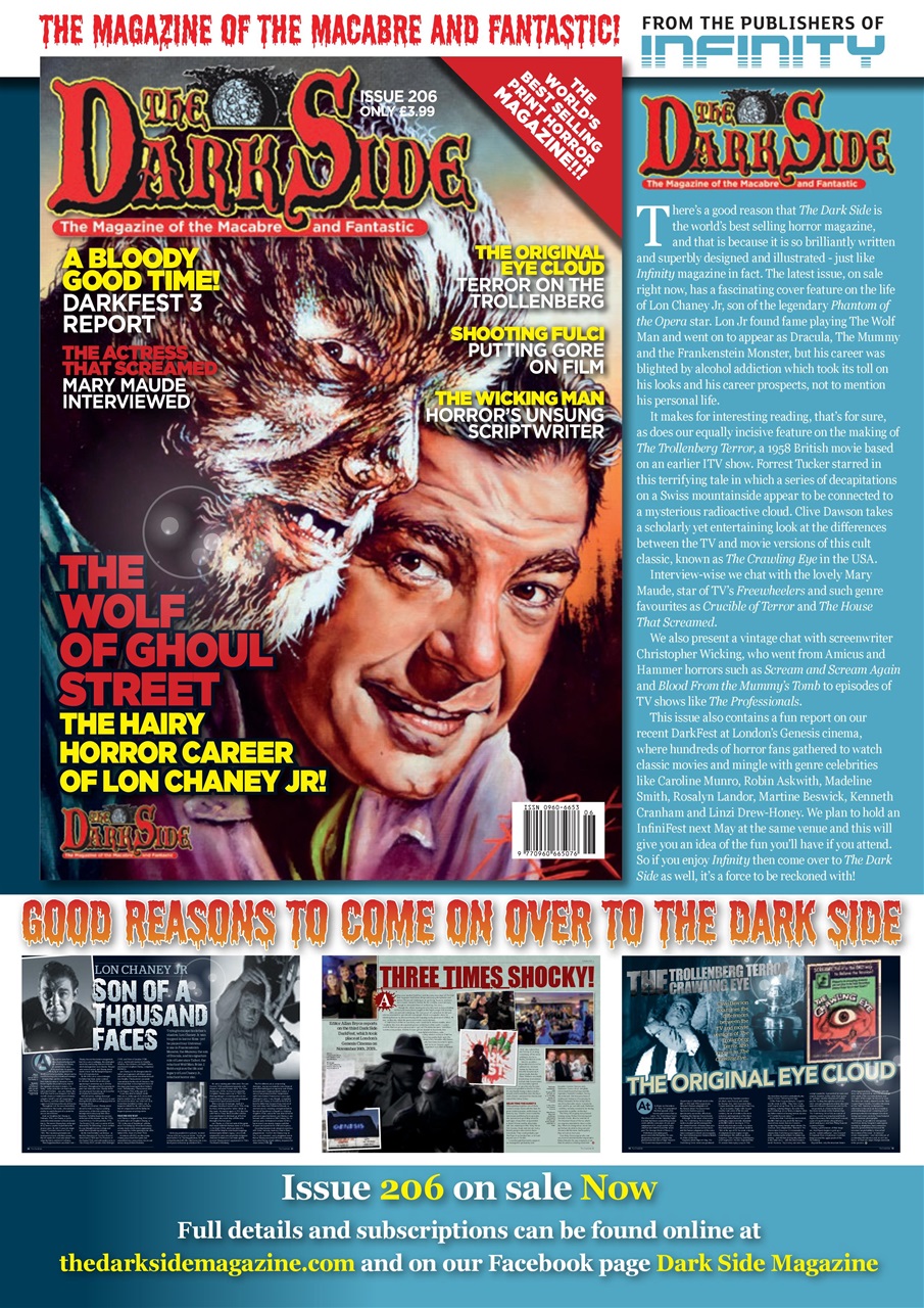 Infinity Magazine Preview Pages