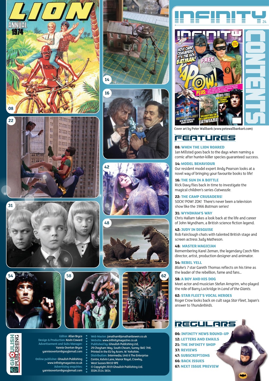 Infinity Magazine Preview Pages