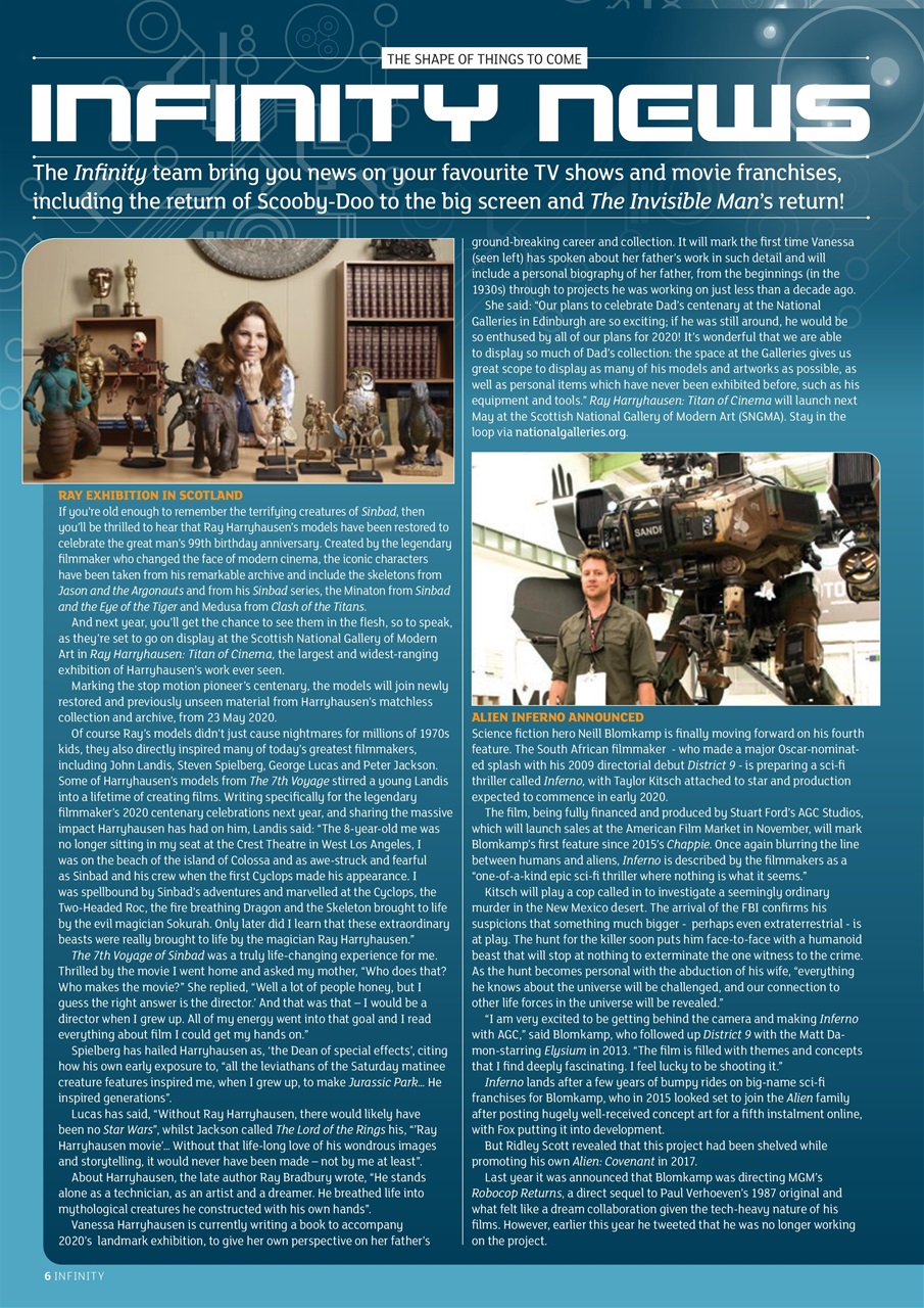 Infinity Magazine Preview Pages