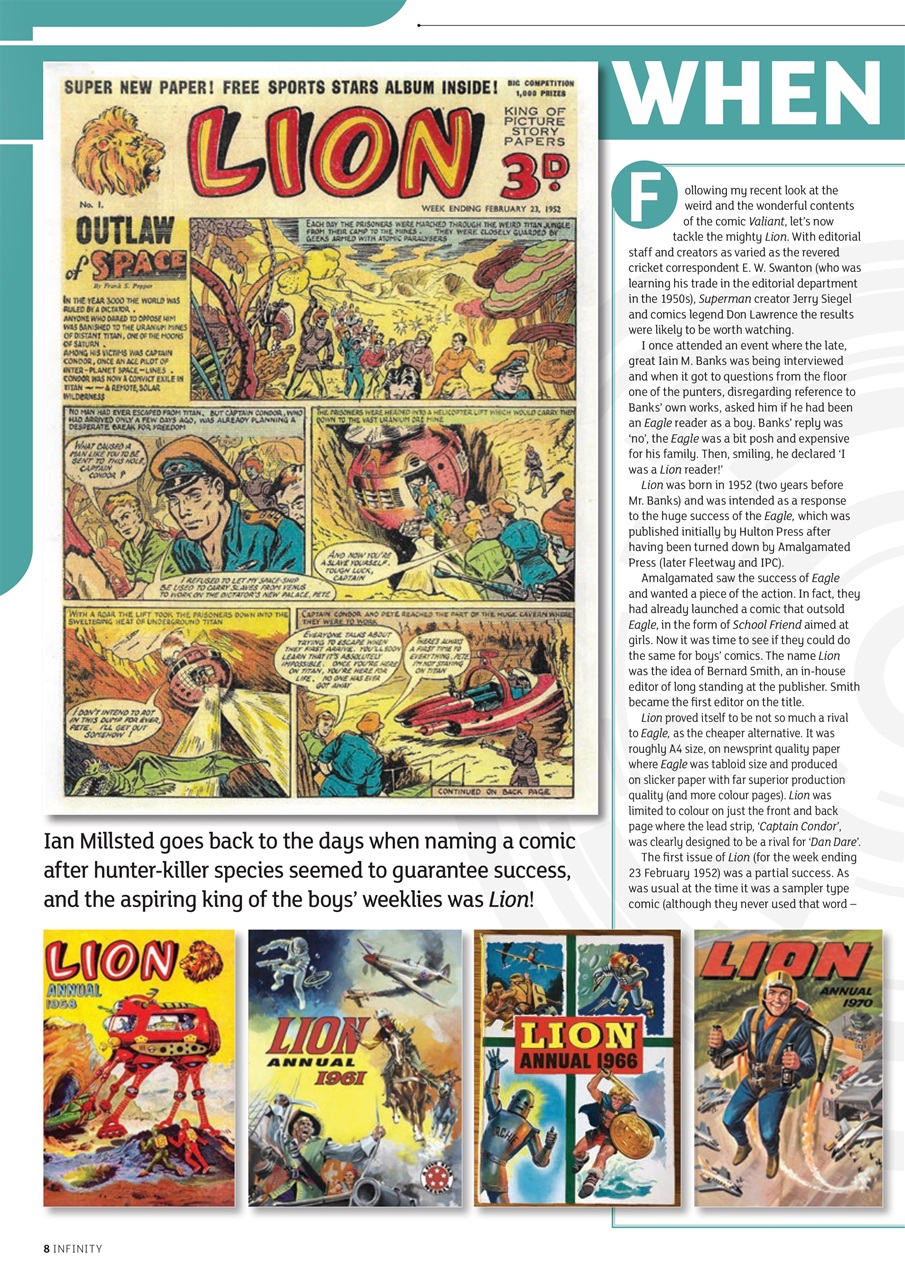 Infinity Magazine Preview Pages