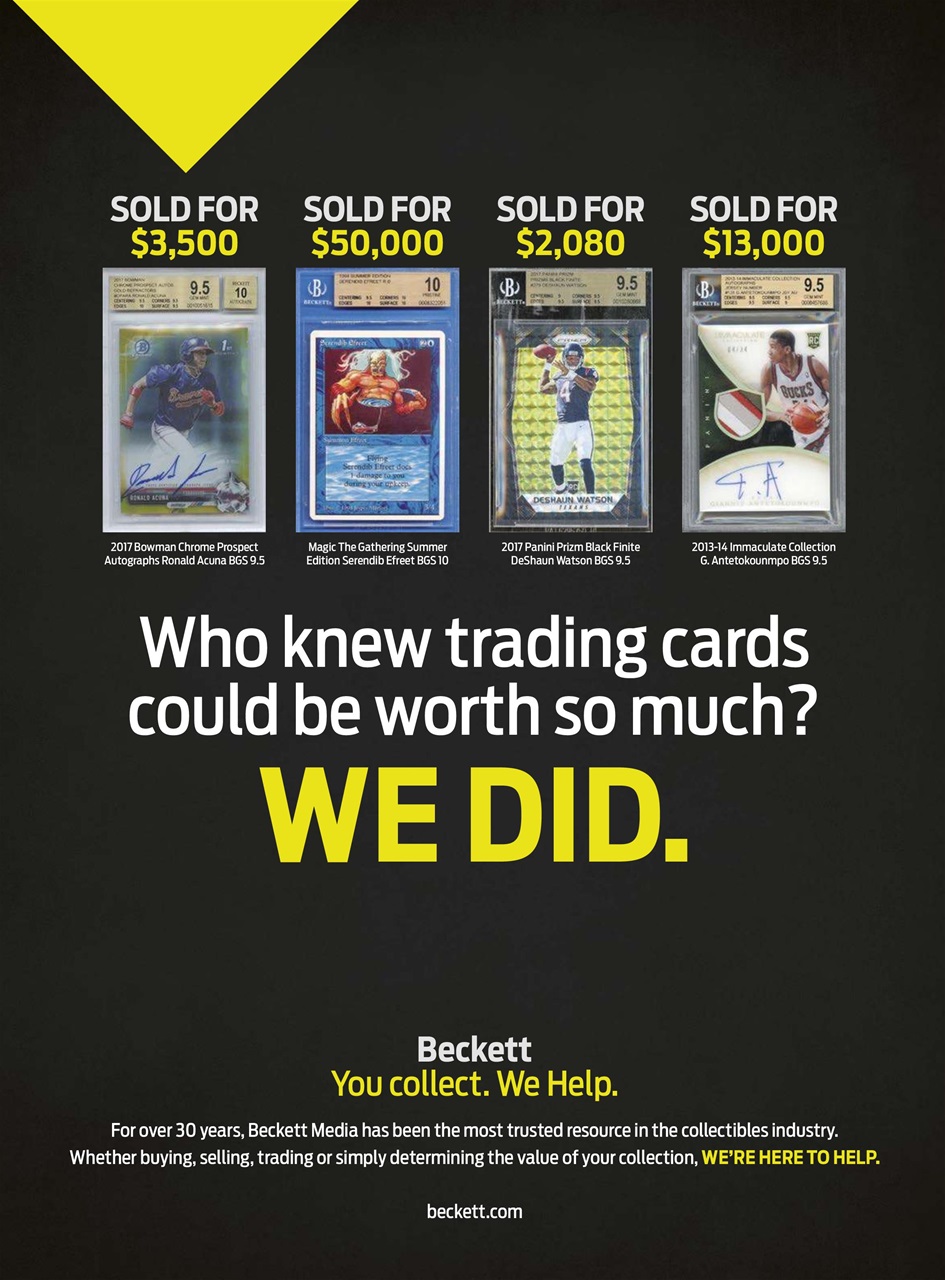 Beckett Baseball Magazine Preview Pages