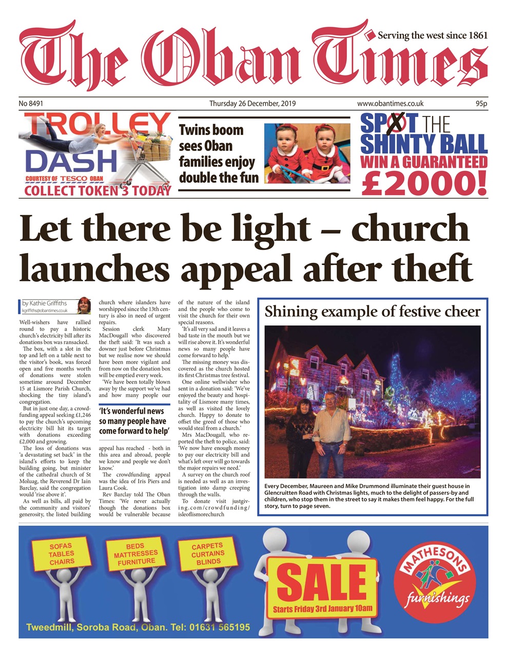 The Oban Times & Lochaber Times Preview Pages