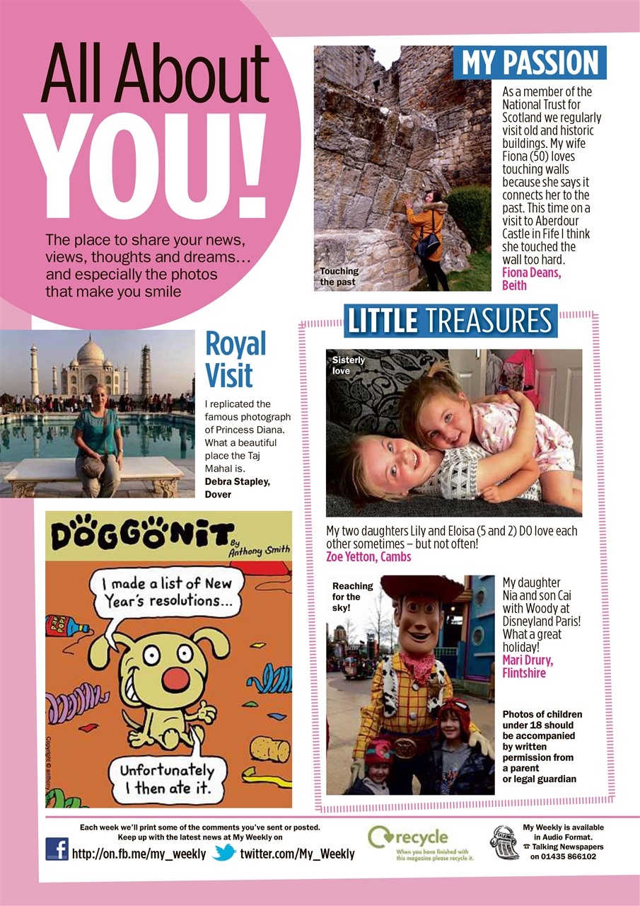 My Weekly Preview Pages