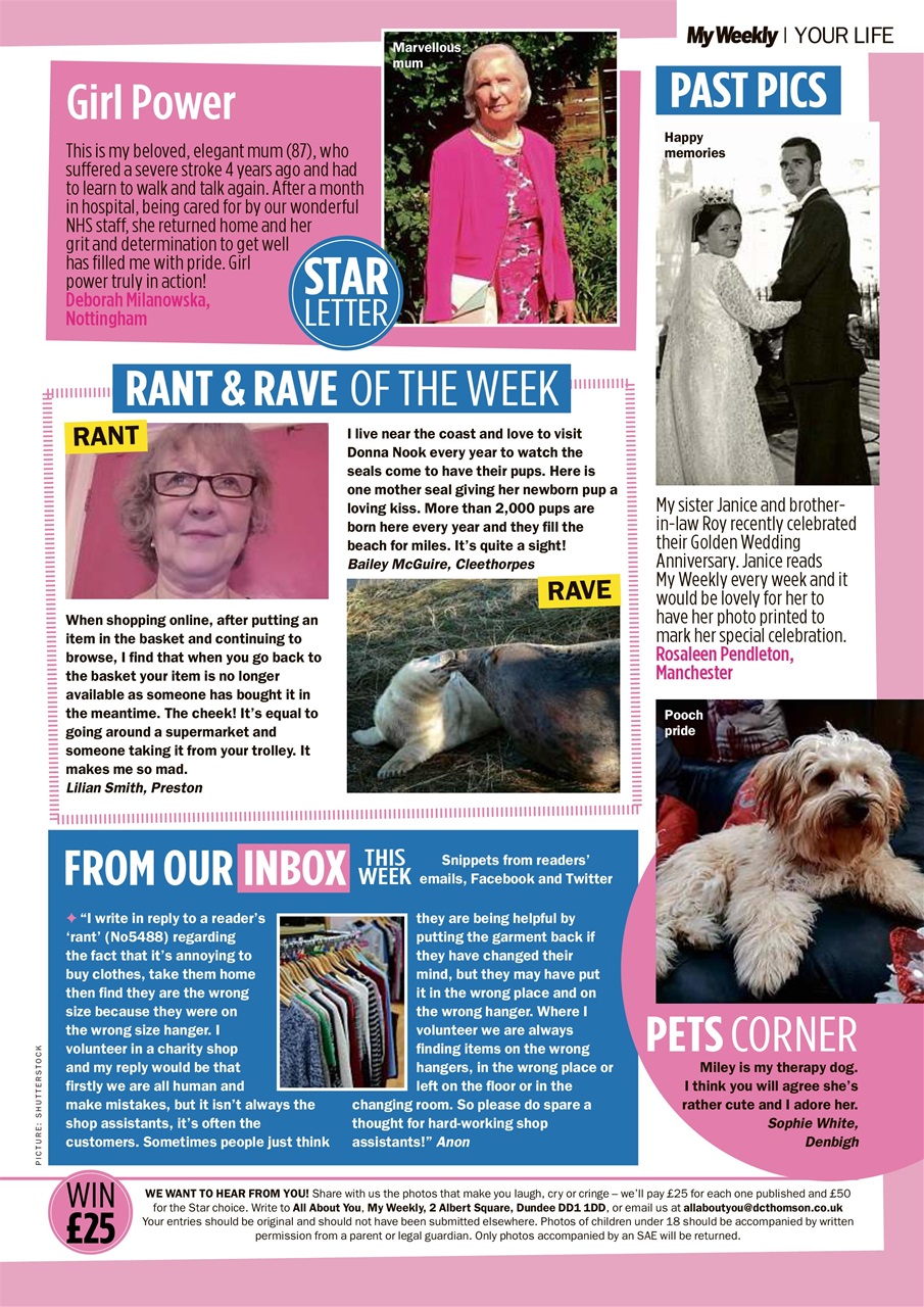 My Weekly Preview Pages