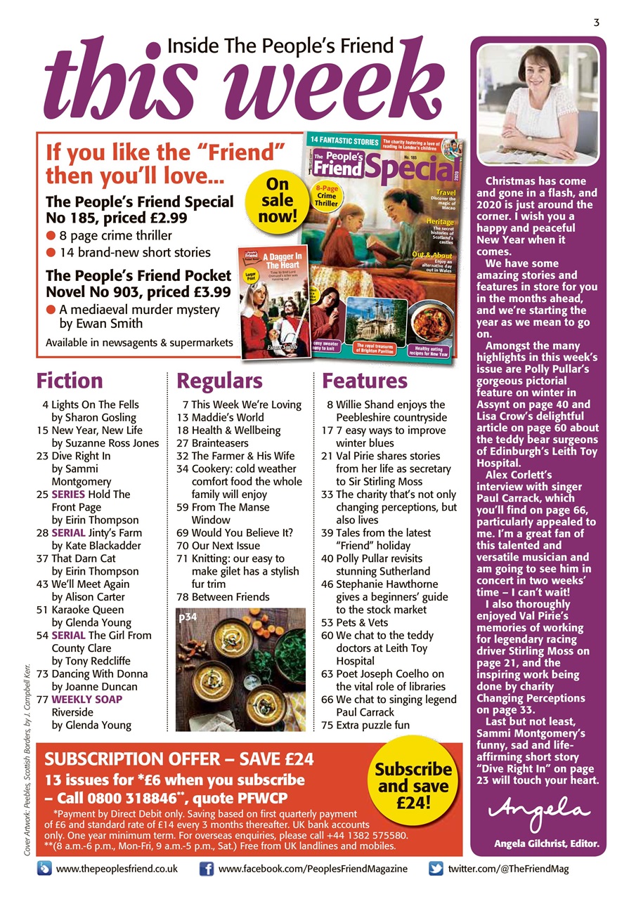 The People’s Friend Preview Pages