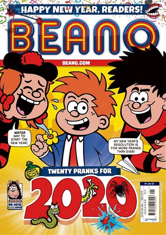 Beano issue 03/01/2020