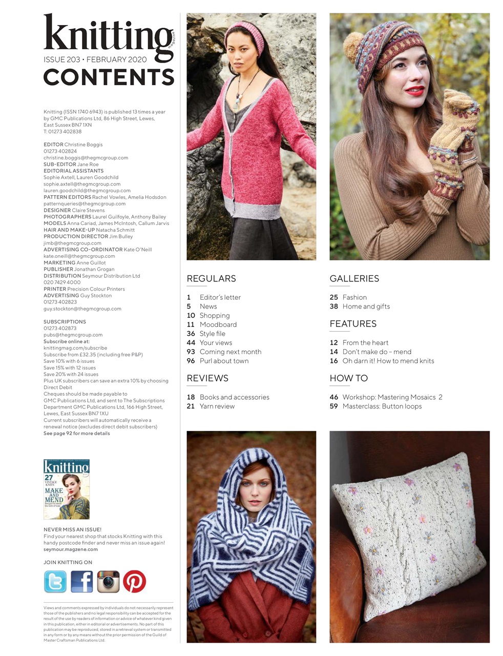 Knitting Preview Pages