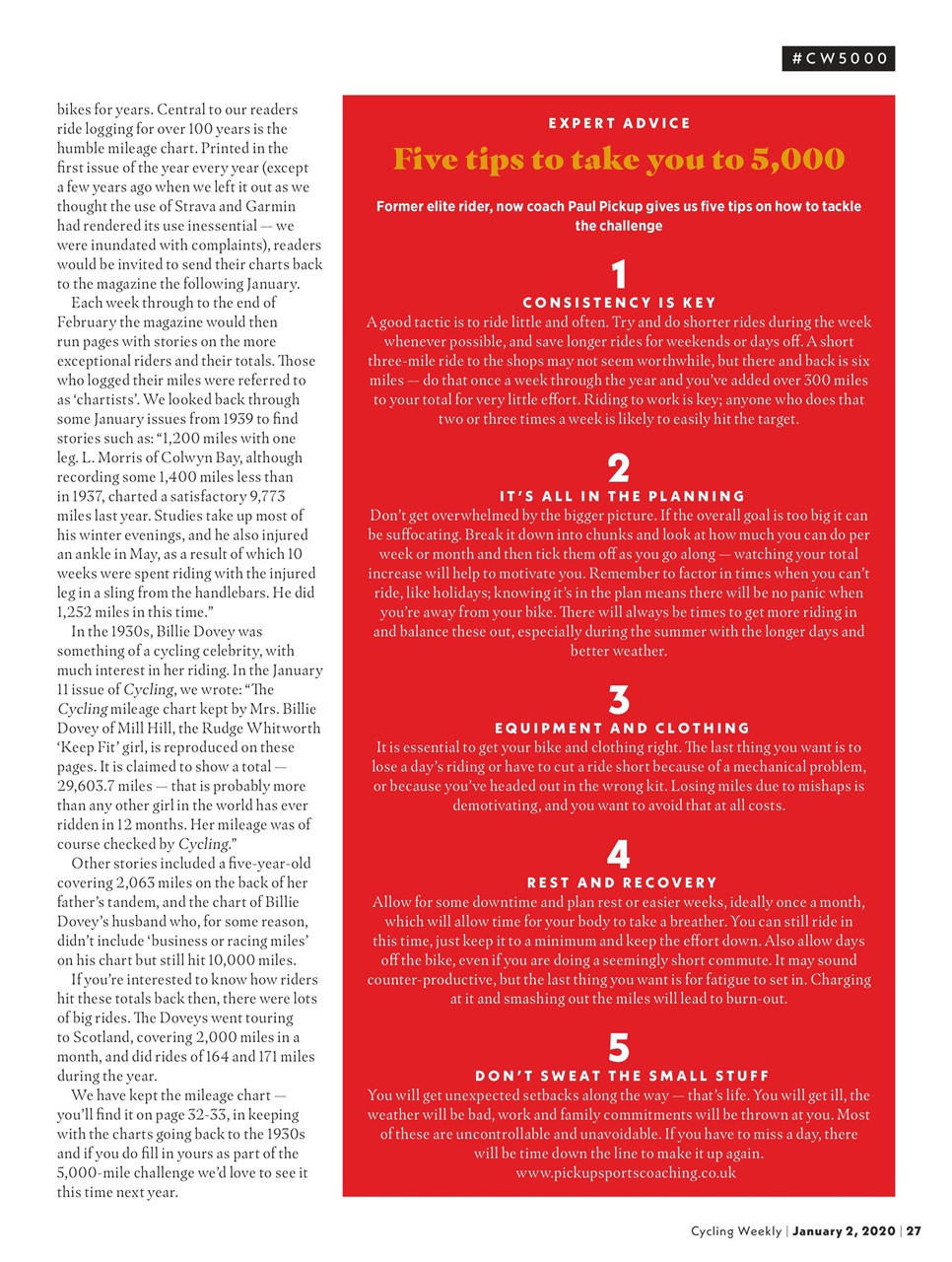 Cycling Weekly Preview Pages