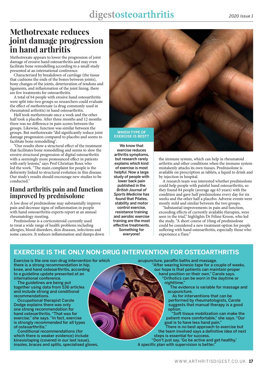 Arthritis Digest Preview Pages