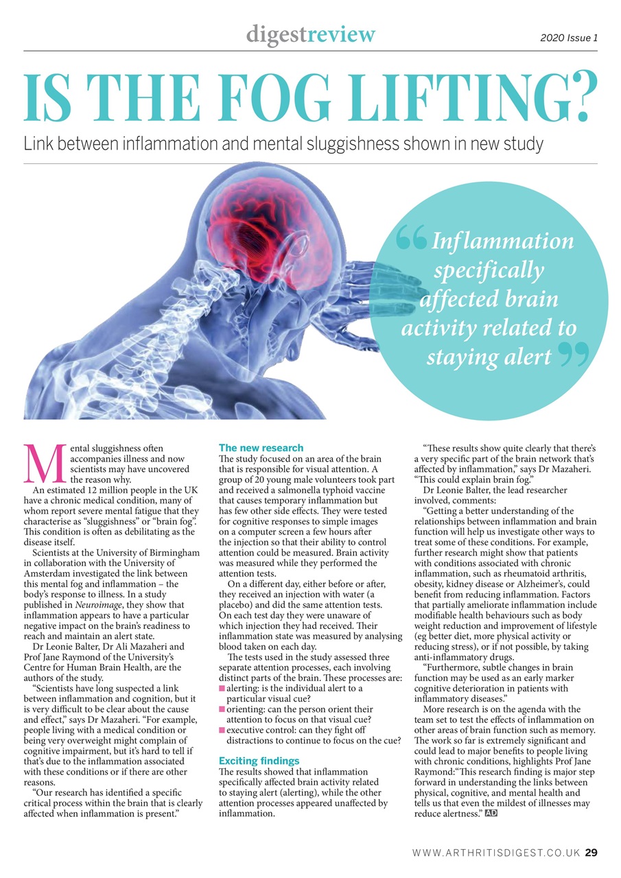 Arthritis Digest Preview Pages