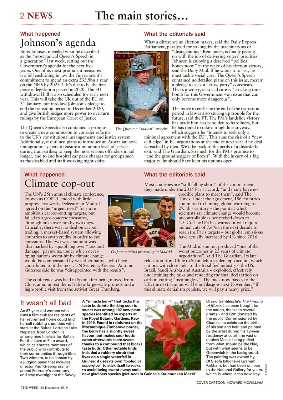 The Week Preview Pages