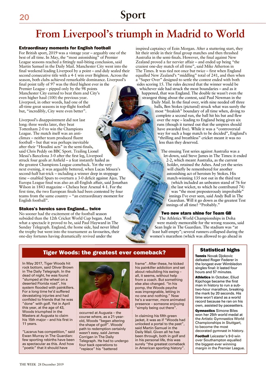 The Week Preview Pages