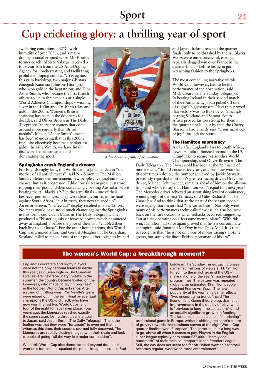 The Week Preview Pages