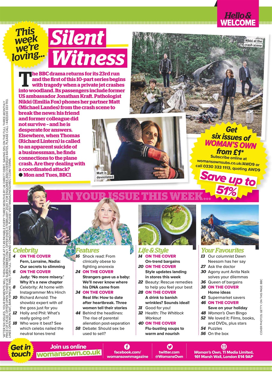 Woman's Own Preview Pages