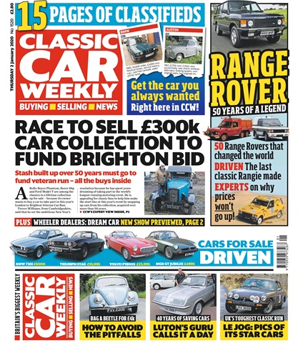 Classic Car Weekly issue 02 January 2020