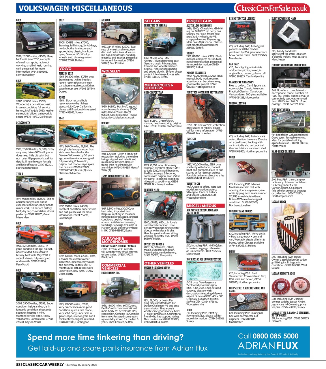 Classic Car Weekly Preview Pages