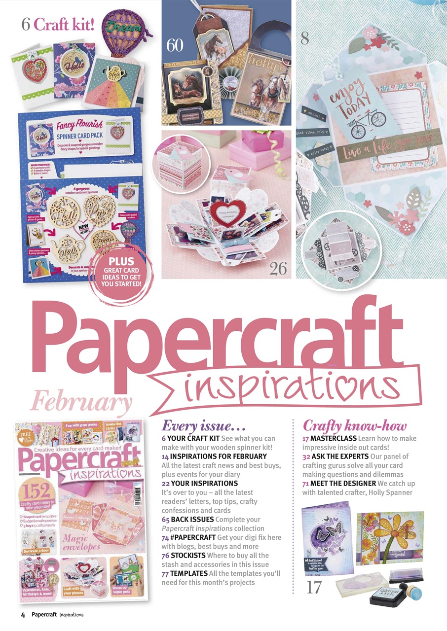 Papercraft Inspirations Preview Pages