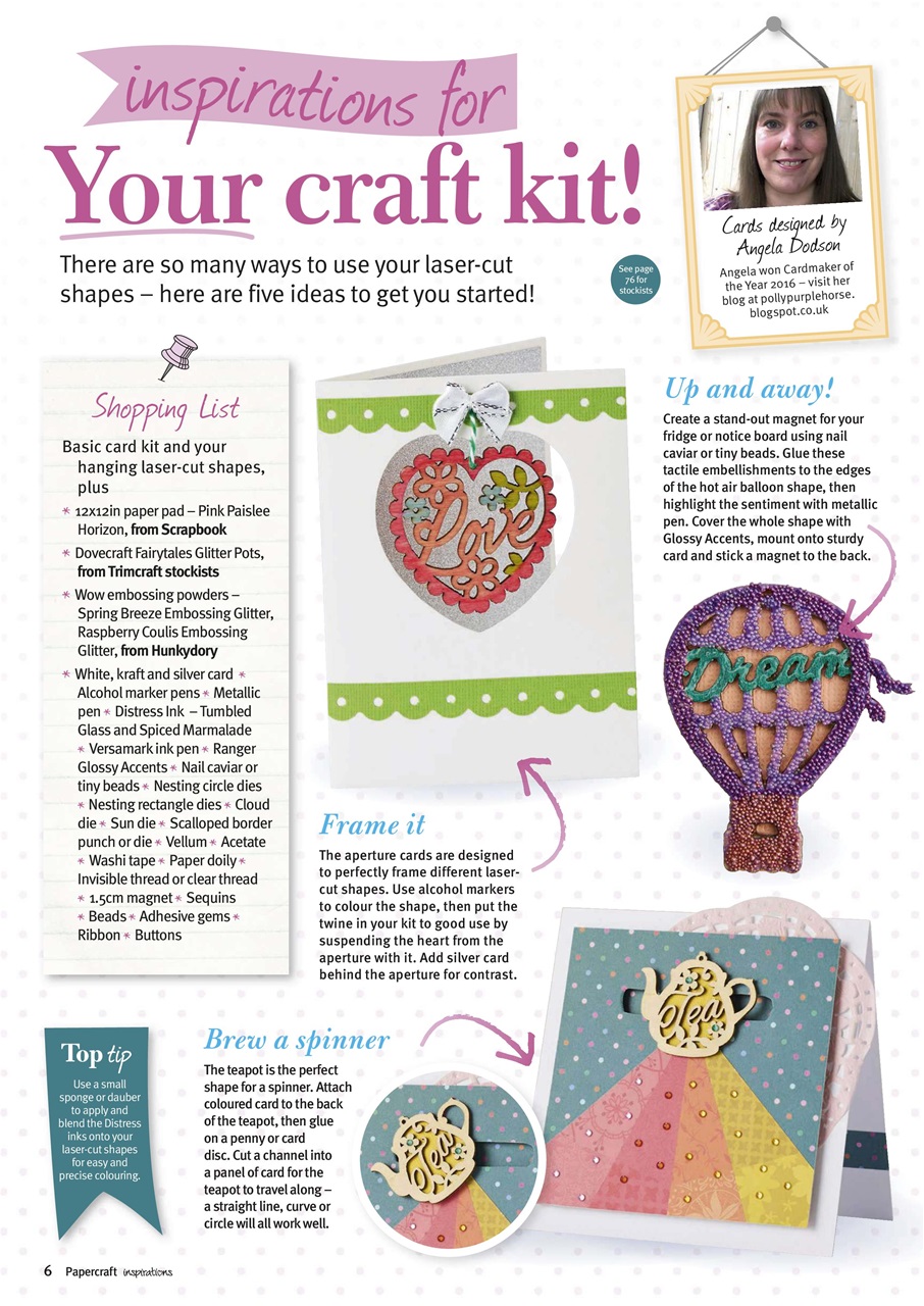 Papercraft Inspirations Preview Pages