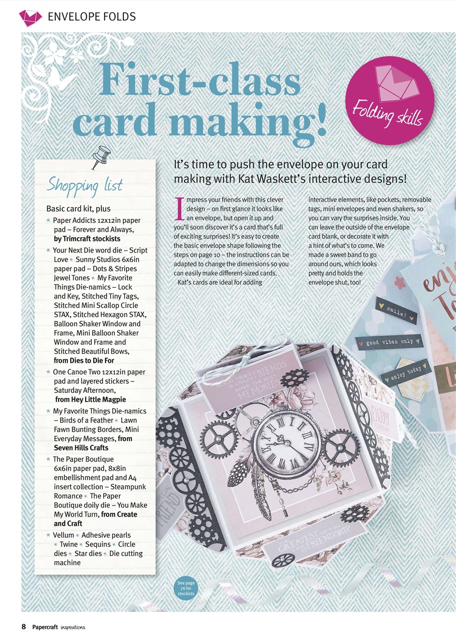 Papercraft Inspirations Preview Pages