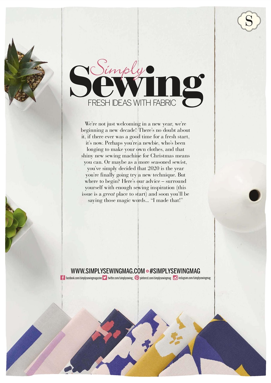 Simply Sewing Preview Pages