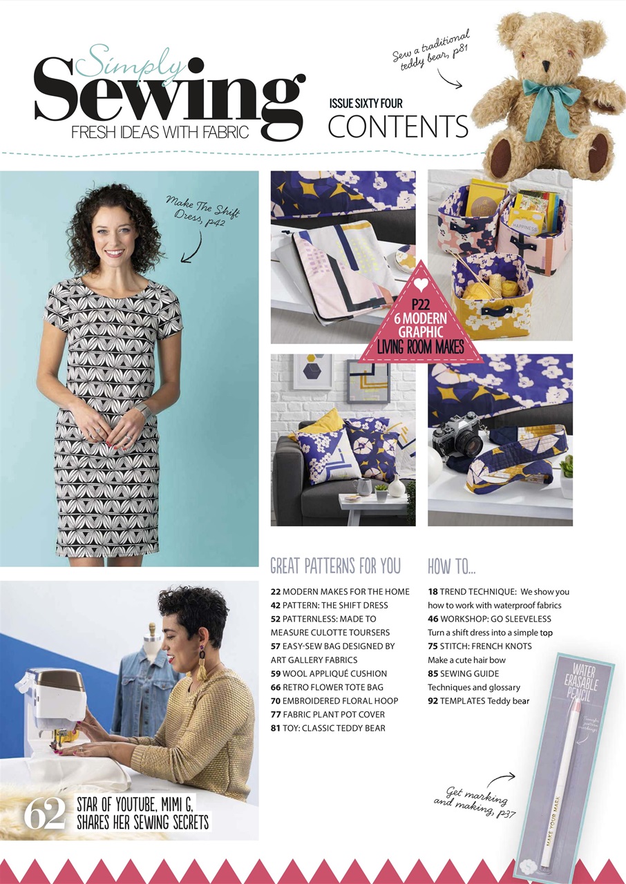 Simply Sewing Preview Pages