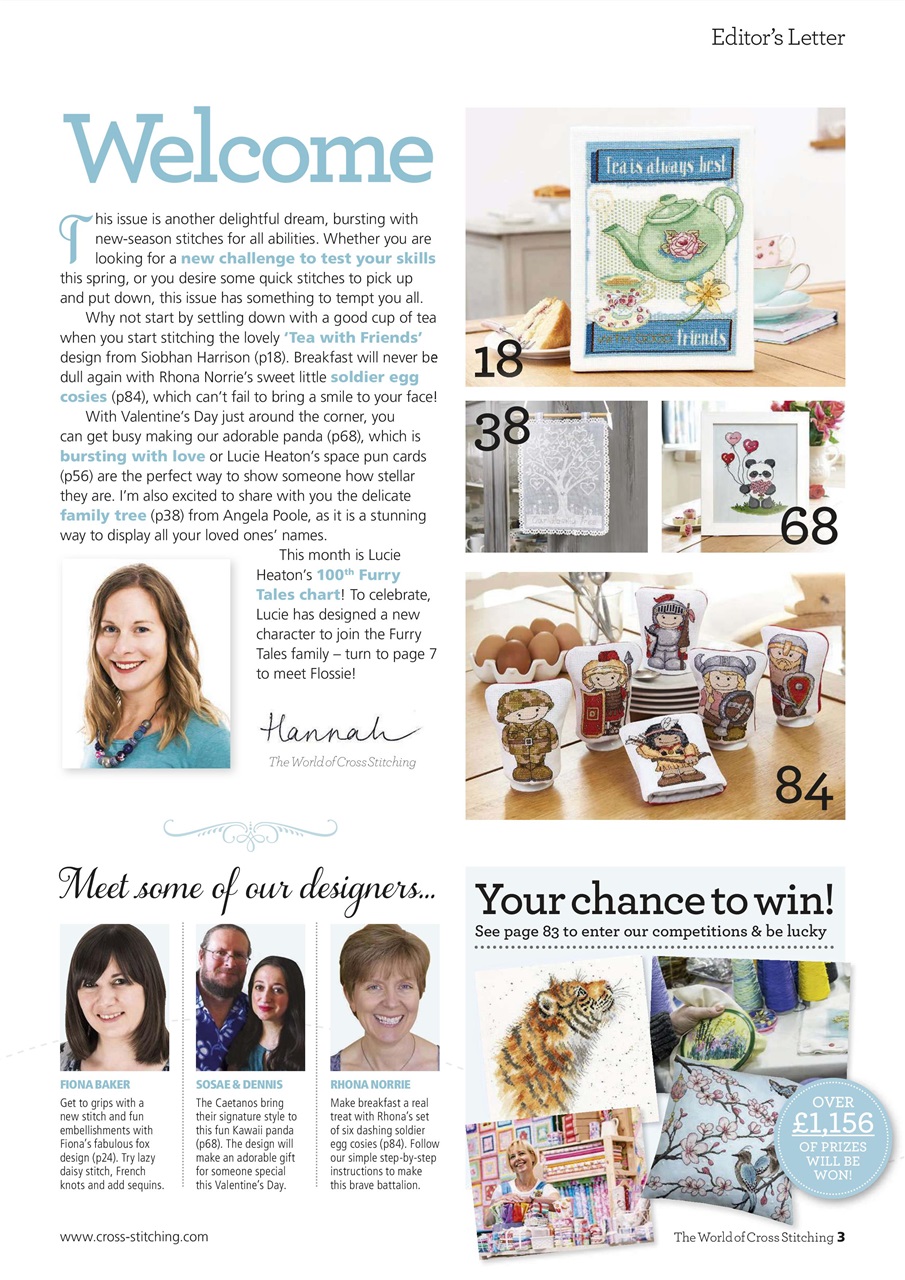 The World of Cross Stitching Preview Pages