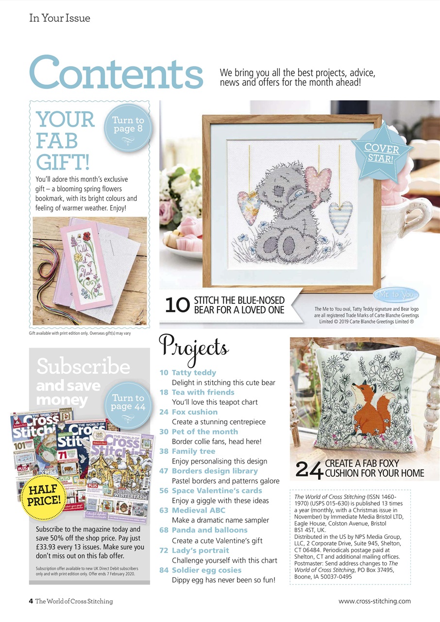 The World of Cross Stitching Preview Pages