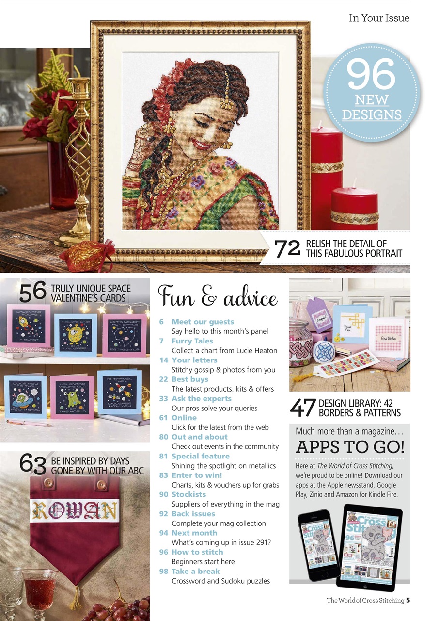 The World of Cross Stitching Preview Pages