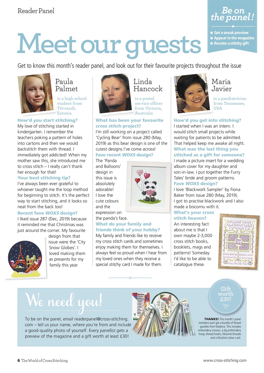 The World of Cross Stitching Preview Pages