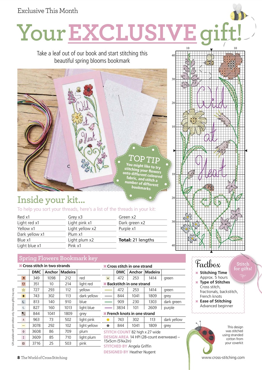 The World of Cross Stitching Preview Pages