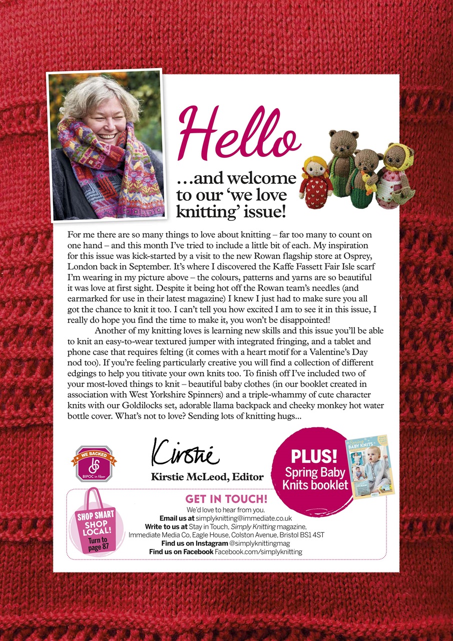 Simply Knitting Preview Pages