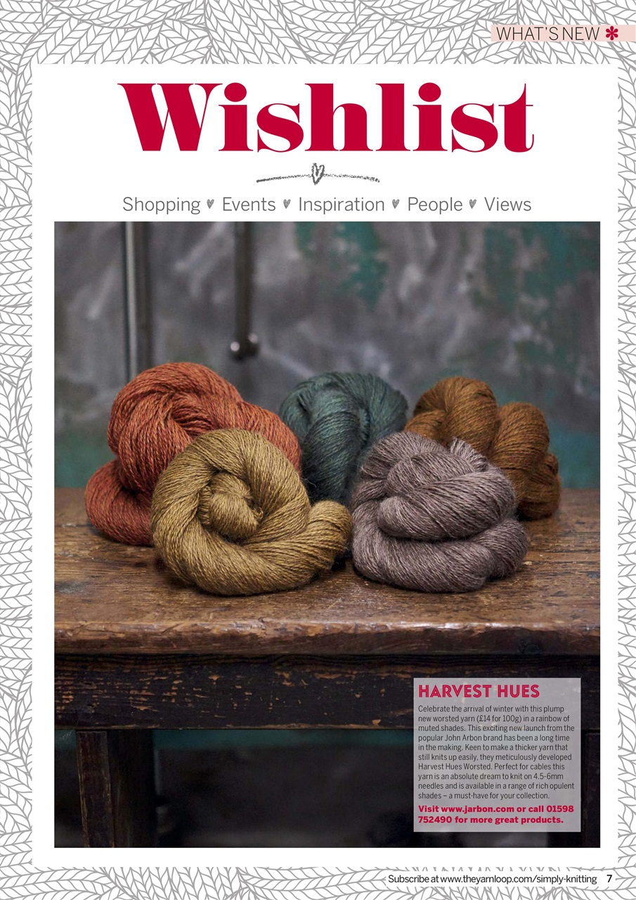 Simply Knitting Preview Pages