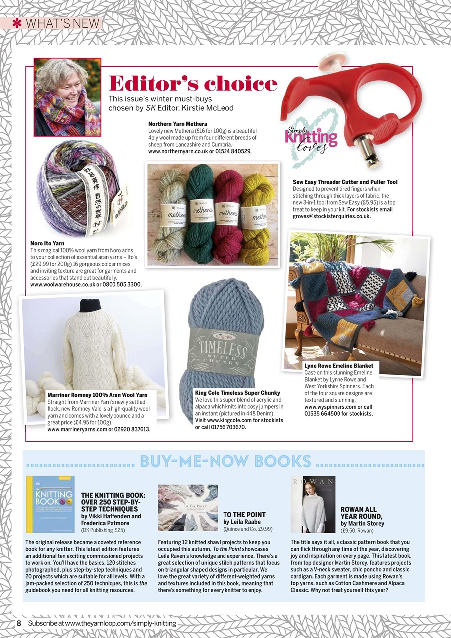 Simply Knitting Preview Pages