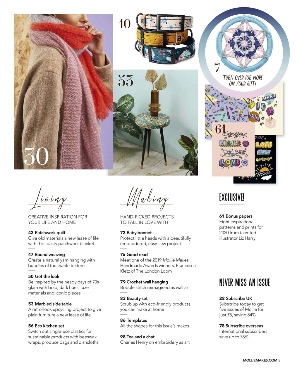 Mollie magazine Preview Pages