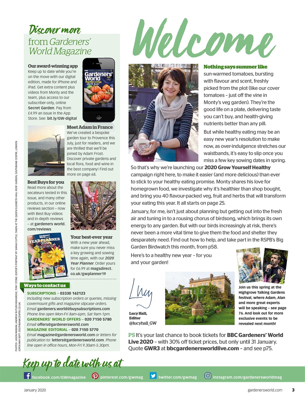 BBC Gardeners’ World Magazine Preview Pages
