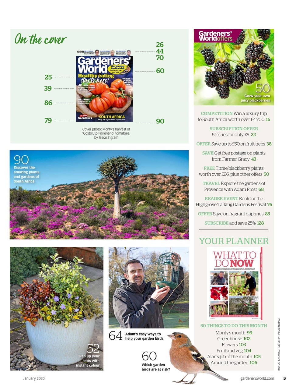 BBC Gardeners’ World Magazine Preview Pages