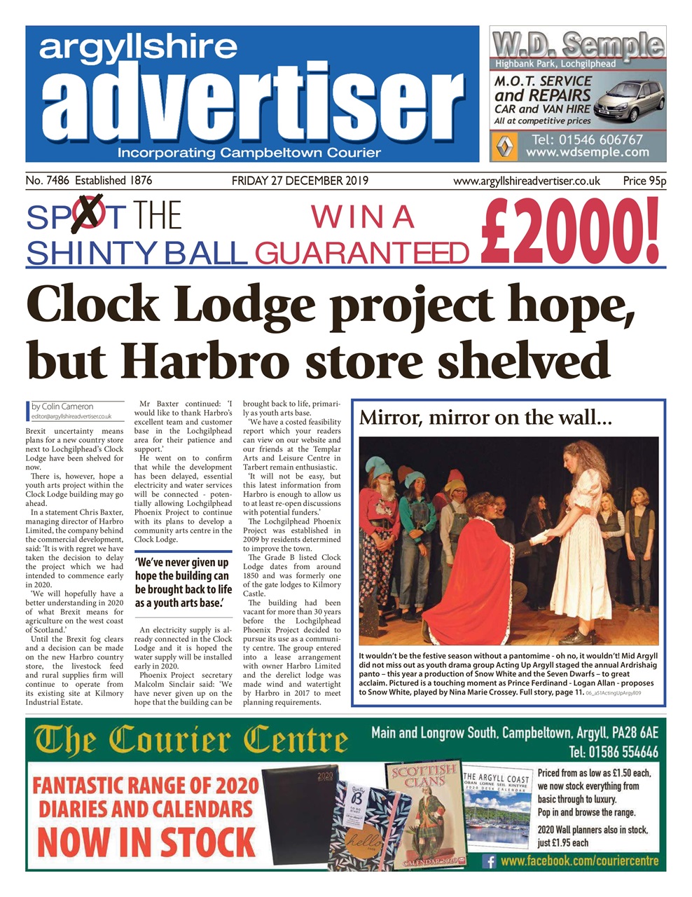 Argyllshire Advertiser Preview Pages