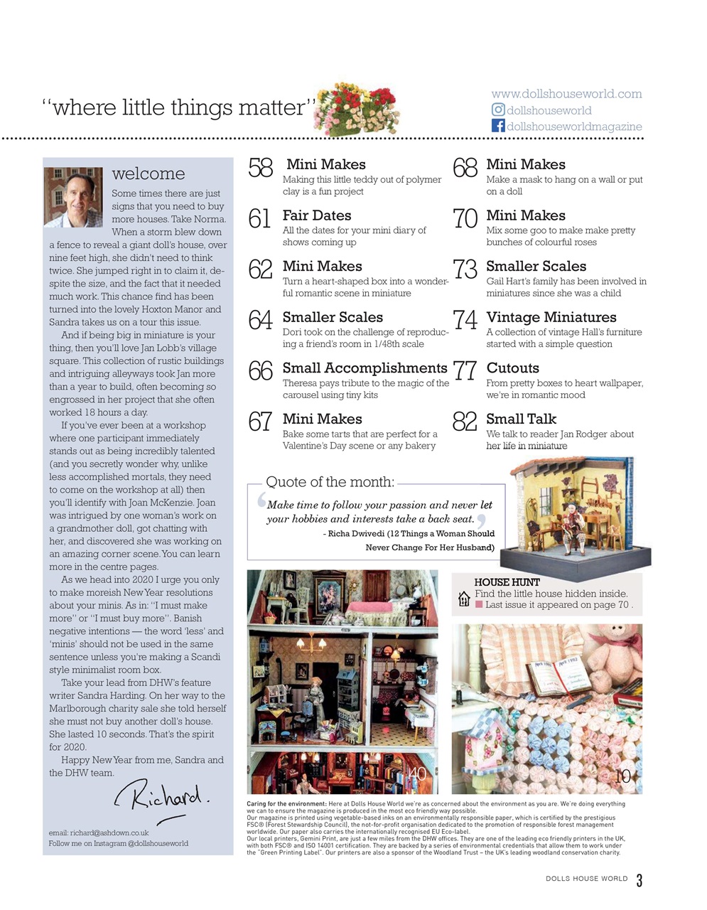 Dolls House World Preview Pages