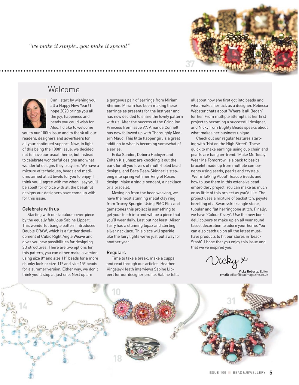 Bead & Jewellery Magazine Preview Pages